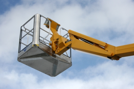 Beweglicher Korbarm/Jib title=